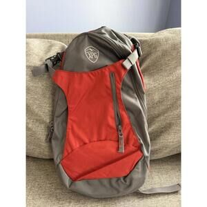 Cabela’s XPG Strata 8 Hiking Hydration Backpack Daypack Red Gray NO BLADDER